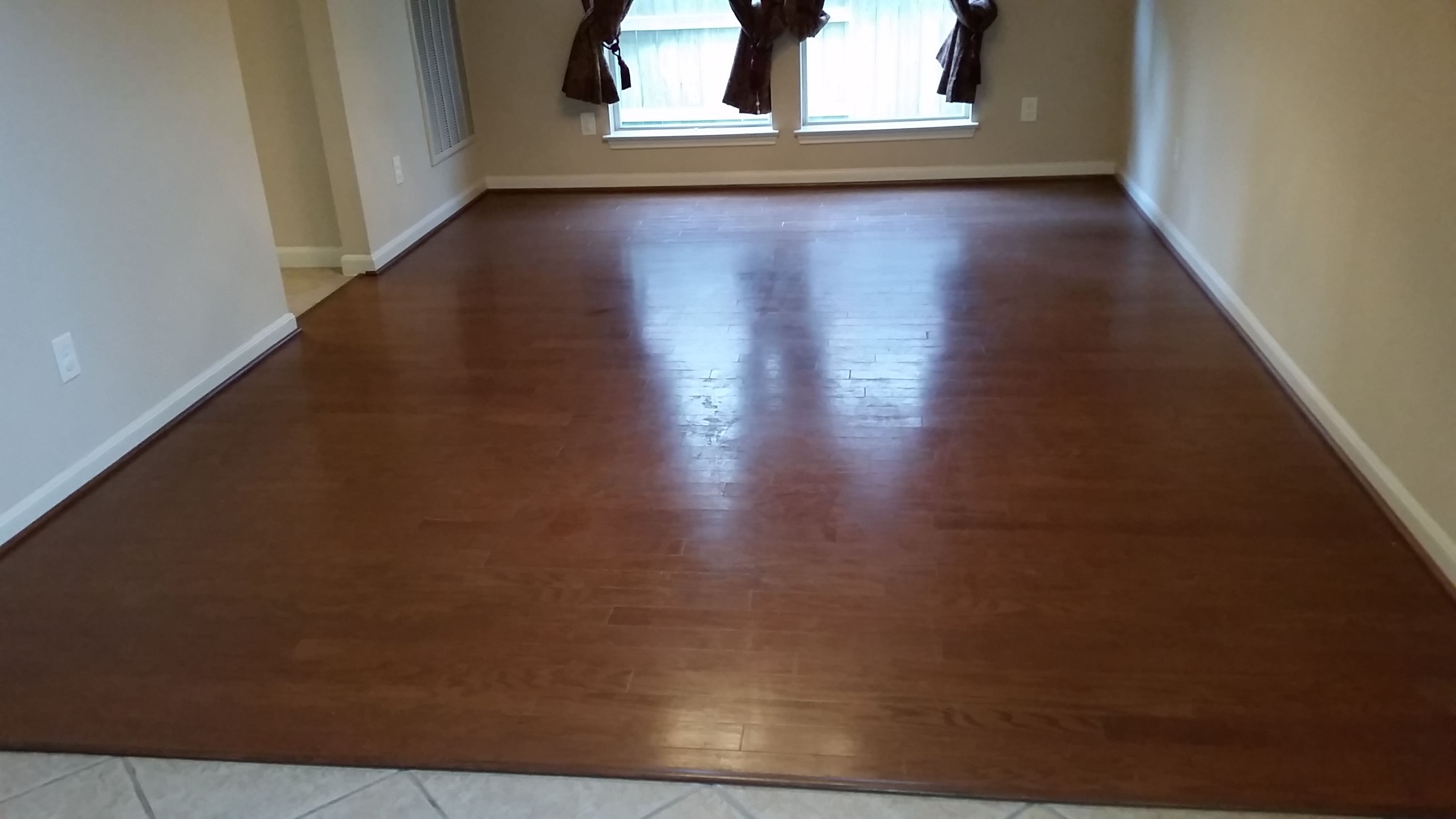 Hardwood Before Cleaning