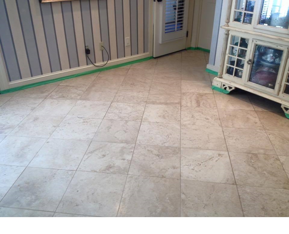 Stone Floor befor polishing